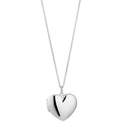 Silver Large Heart Locket - Product number 8648913