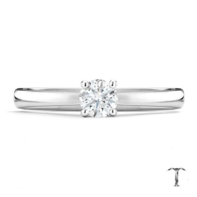 Tolkowsky 18ct white gold HI VS2 1/3 carat diamond ring