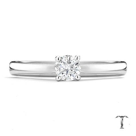 Tolkowsky platinum I I1 1/4 carat diamond ring