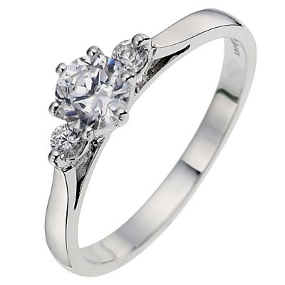 18ct White Gold 0.60 Carat Diamond Solitaire Ring