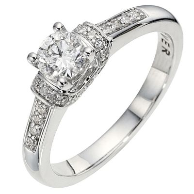The Forever Diamond - 18ct White Gold 2/3 Carat Diamond Ring - Product number 8663181