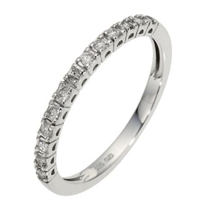 9ct White Gold Diamond Eternity Ring