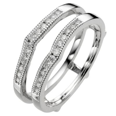Perfect Fit 9ct White Gold Quarter Carat Diamond Enhancer - Product number 8670471
