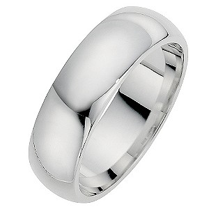 Silver Super Heavyweight 7mm Court RingSilver Super Heavyweight 7mm Court Ring