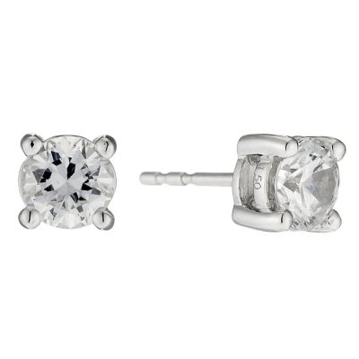 18ct white gold 1.5 carat diamond stud earrings - Product number 8691762