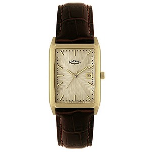 Rotary Men's Brown Strap Watch