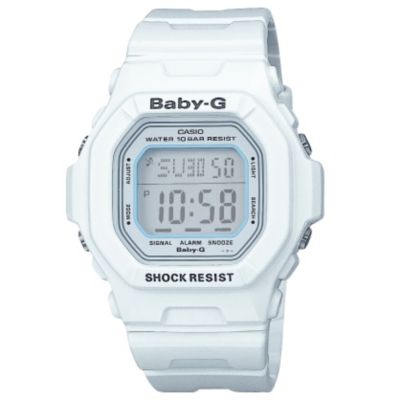 Baby-G White LCD World time Digital Watch