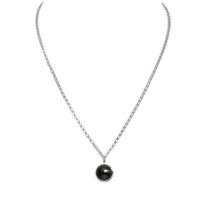 Gucci onyx pendant necklace