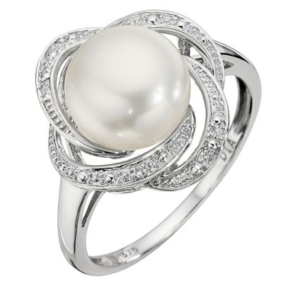 9ct white gold diamond 