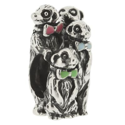 Truth Sterling Silver Meerkat Family Bead