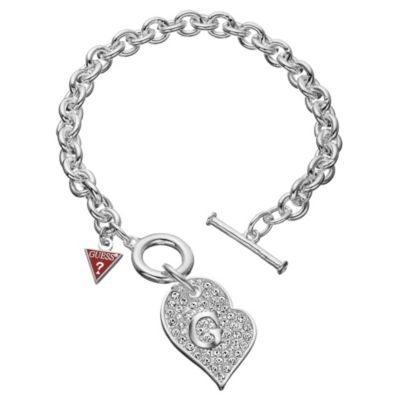 Guess Crystal Heart Toggle Bracelet - Product number 8714061