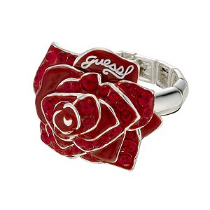 Guess Red Rose Ring