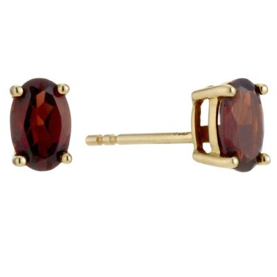 January Garnet Birthstone Stud Earrings - Product number 8714436
