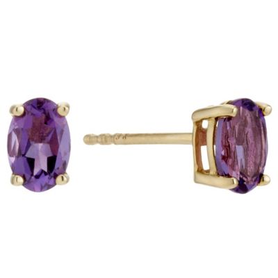 February Amethyst Birthstone Stud Earrings - Product number 8714444