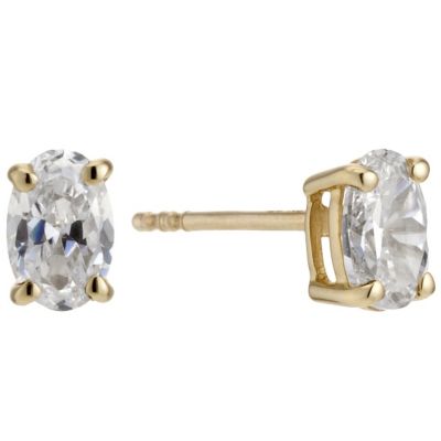 April Cubic Zirconia Birthstone Stud Earrings - Product number 8714460
