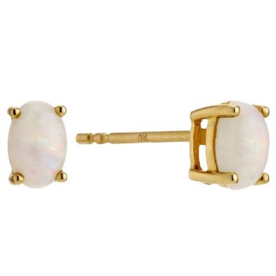 October Opal Birthstone Stud Earrings - Product number 8714517