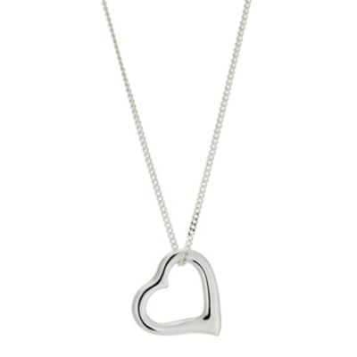 Silver heart pendant - Product number 8717311