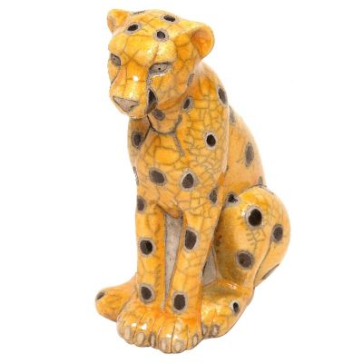 Raku Pottery Large Cheetah - Product number 8717974