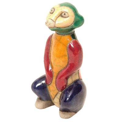 Raku Pottery Mini Meerkat - Product number 8718121