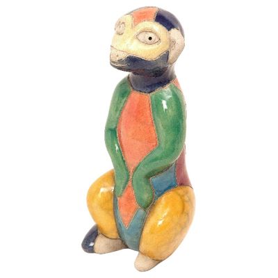 Raku Pottery Small Meerkat - Product number 8718156