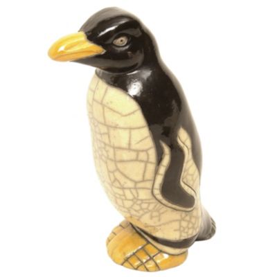 Raku Pottery Large Penguin - Product number 8718229