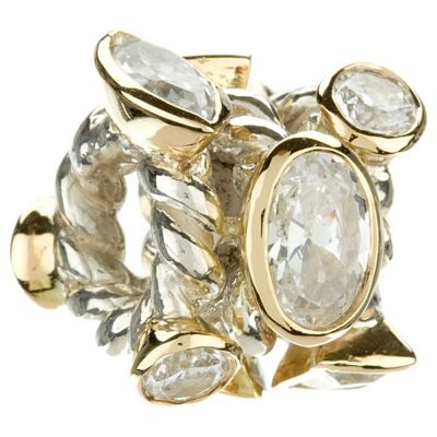 Chamilia silver mixed marquise bead - Product number 8718350