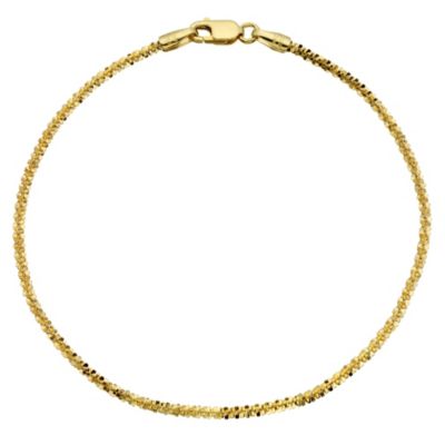 9ct Yellow Gold 7.25" Bracelet - Product number 8720568