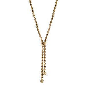 9ct Yellow Gold 17` Double Rope Necklace
