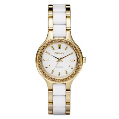 DKNY ladies' white bracelet watch - Product number 8741409
