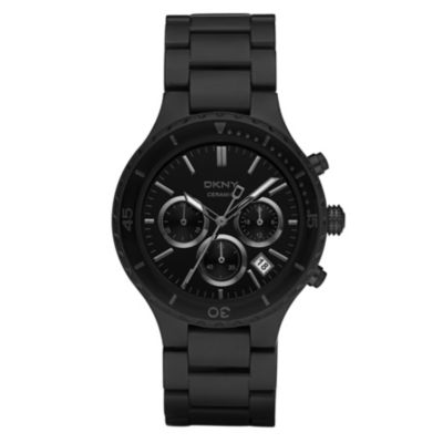 DKNY Men's black ceramic bracelet watch - Product number 8741751