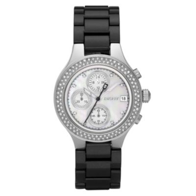 DKNY ladies' black bracelet watch - Product number 8741832