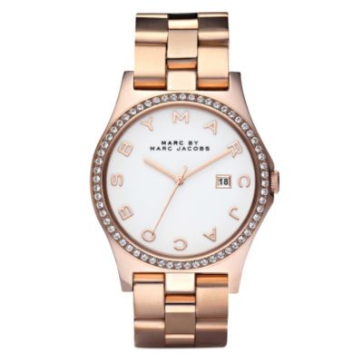Marc Jacobs ladies' rose gold bracelet watch - Product number 8742375