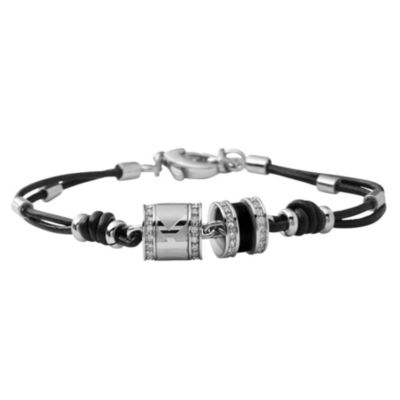 DKNY ladies' black logo bead bracelet - Product number 8742839