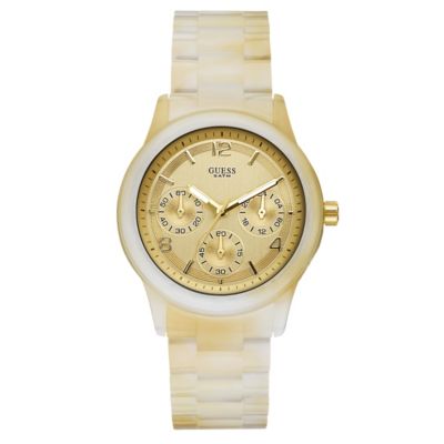 Guess Mini Spectrum Champagne Chronograph watch - Product number 8742898