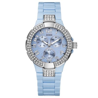 Guess Prism Ladies' Blue Stone Set Bracelet Chronograph - Product number 8743045