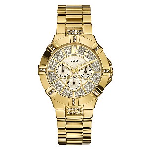 Guess Vista Ladies' Gold Plated Bracelet Watch
