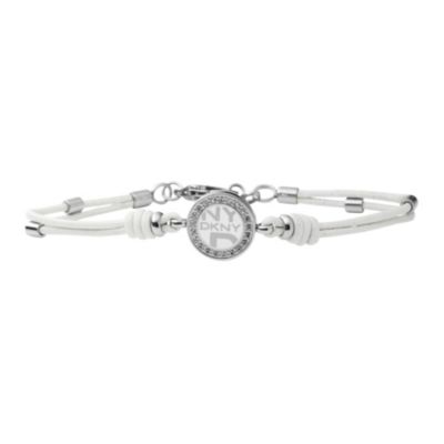 DKNY ladies' white leather bracelet - Product number 8743096
