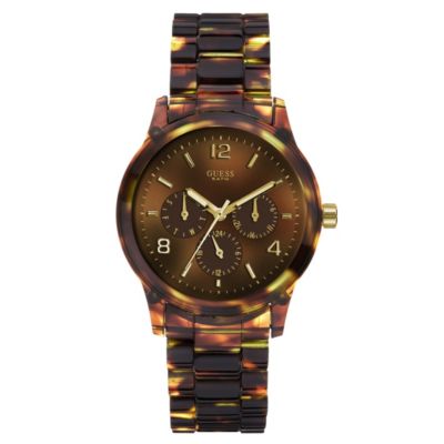 Guess Mini Spectrum Tortoise Shell Bracelet Watch