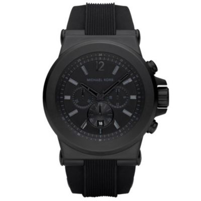 Michael Kors men's black ion plated strap chronograph - Product number 8743673