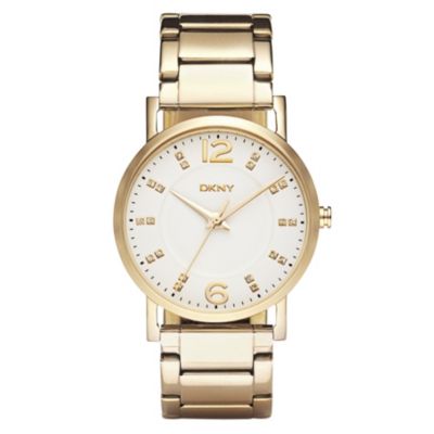 DKNY Ladies' Exclusive Gold Plated Bracelet Watch - Product number 8745919