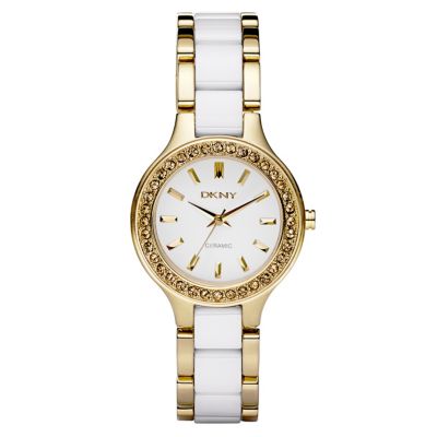 DKNY Ladies' White Ceramic Bracelet Watch - Product number 8746087