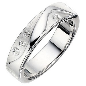Hot Diamonds Sterling Silver Cascade Ring N