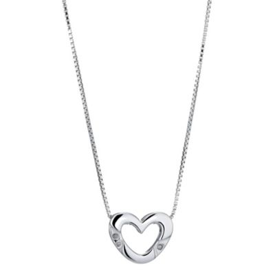 Hot Diamonds Sterling Silver Cascade Heart Pendant