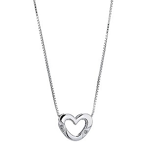 Sterling Silver Cascade Heart Pendant