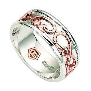 Clogau Silver & Rose Gold Tree Of Life Ring