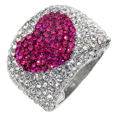 Pink Crystal Ring- Size P - Product number 8747644