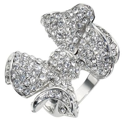 Clear Crystal Bow Ring- Size P - Product number 8747687