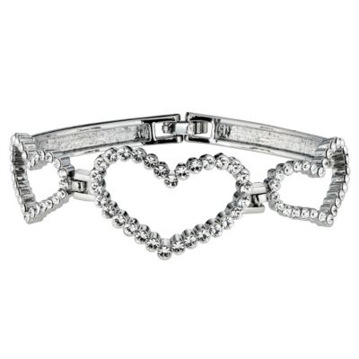 3 Heart Silver Bracelet - Product number 8747857