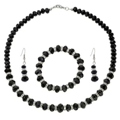 Black Crystal 3 Piece Set - Product number 8748438