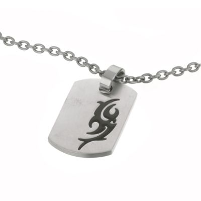 Titanium Tribal Dog Tag - Product number 8780684